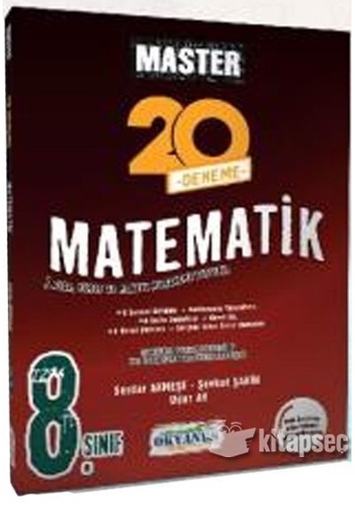 Okyanus 8. Sınıf MASTER Matematik 20 Deneme