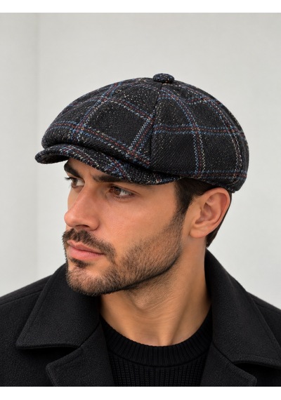 Aida Jewelss Modern Kasket Baretta Kışlık Şapka Peaky Blinders Şapka Kahverengi