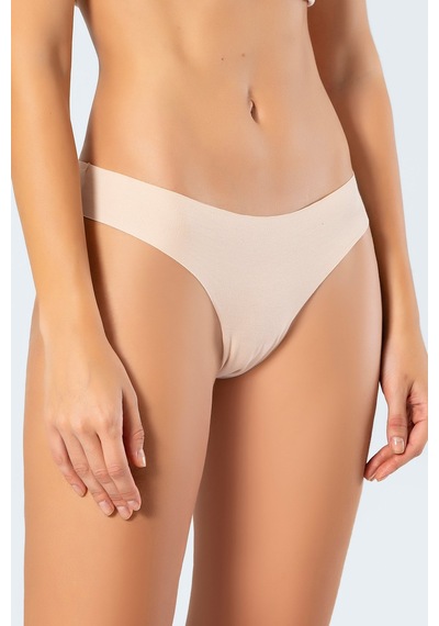 Türen 907 Kadın Lazer Kesim Pamuk Bikini Külot-ten Ten