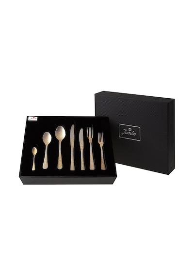 Jumbo Antique 12 Kişilik 84 Parça Antika Gold Çatal Kaşık Bıçak Takımı