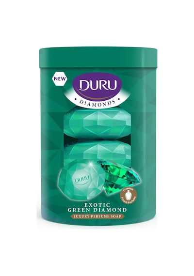 Duru Diamonds Exotic Green Sabun 90gramx4 Diğer