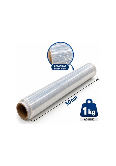 Bezos İnce Palet Streç 1 Kg Beyaz 45 Cm Hb006
