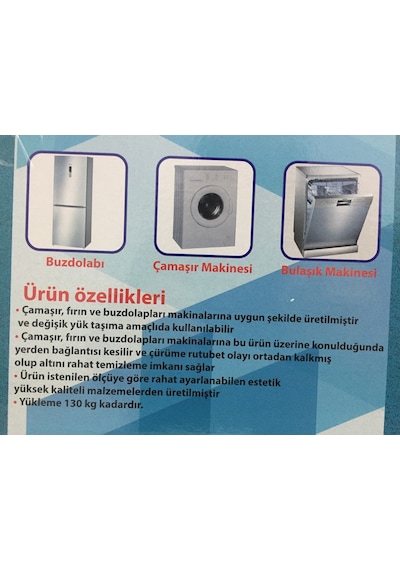 Teleskopik Buzdolabı Altlığı Çamaşır Makinesi Çeksür - 472306797
