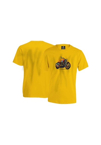 Sports Motorcycle Unisex T-shirt - Sari Sarı
