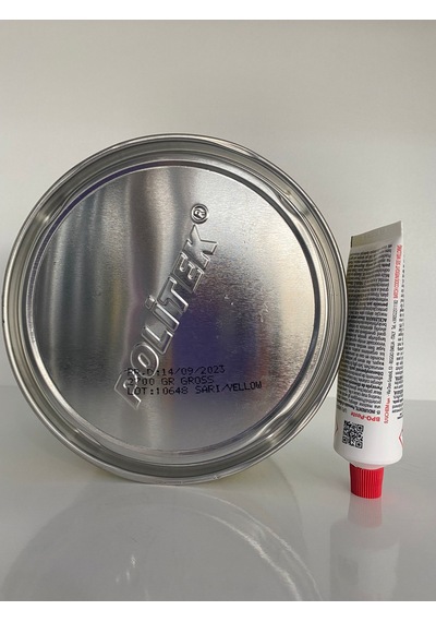 Polıtek Polyester Macun 2700 Gram + 100 Gram Sarı