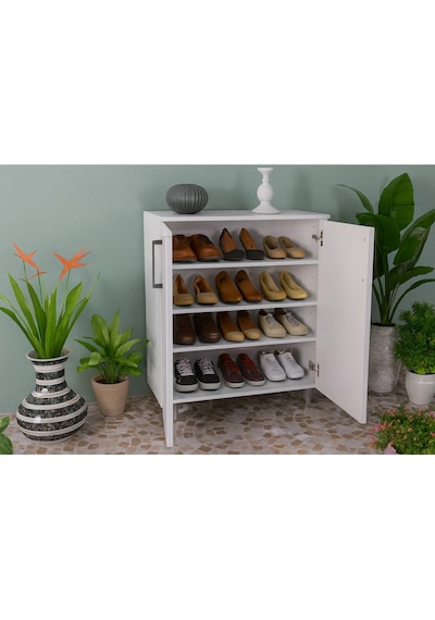 Stillmobilya %100 Mdf Çok Amaçlı Dolap Beyaz