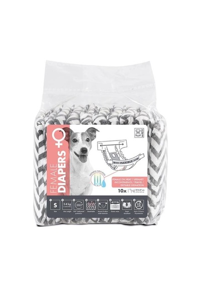 M-pets Diapers Dişi Köpekler Için Külot Small 10lu