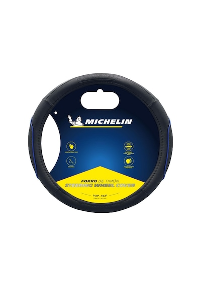 Michelin Mc1003naz Premium Suni Deri Direksiyon Kılıfı Mavi