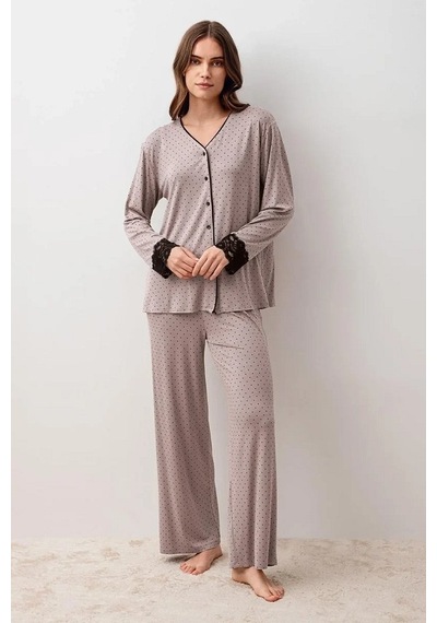 Artış Collection Artış 20207 Bayan Pijama Takımı VİZON