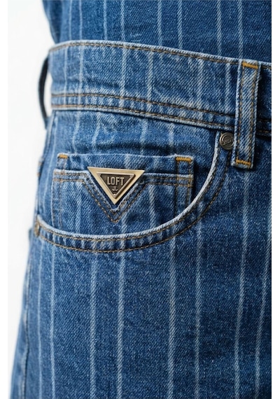 Baggy Fit Erkek Şort Denim