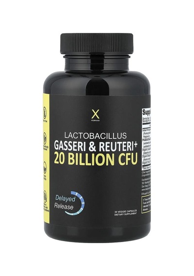 Humanx, Lactobacillus Gasseri & Reuteri+, 30 Veggie Capsules Humanx Nutrıtıon