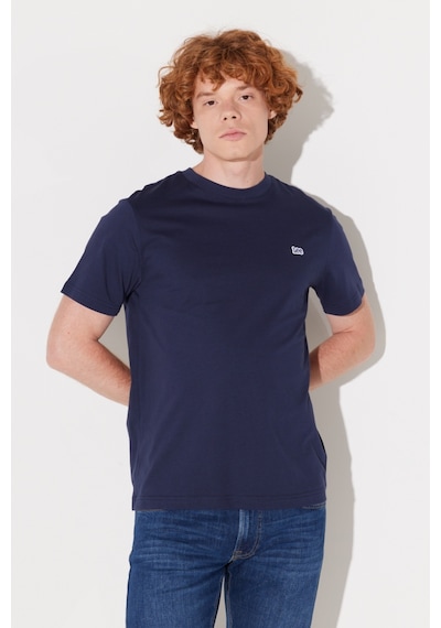 Regular Fit Normal Kesim Sıfır Yaka Tişört L60Ufq410 Lacivert