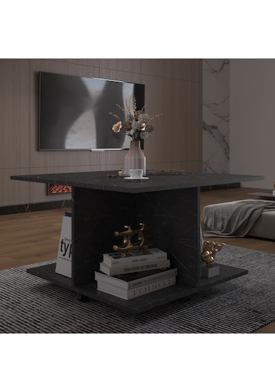 Asra Trend Kare Orta Sehpa OS002 %100 MDF Tekerlekli 4 Bölmeli Raf Takımı Royal Mermer Asra Trend Kare Orta Sehpa OS002 %100 MDF Tekerlekli 4 Bölmeli Raf Takımı Royal Mermer
