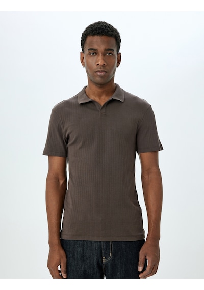 Koton Kısa Kollu Pamuklu Slim Fit Polo Yaka Tişört Kahverengi 5sam10025mk Kahve Kahverengi Koton Kısa Kollu Pamuklu Slim Fit Polo Yaka Tişört Kahverengi 5sam10025mk Kahve Kahverengi