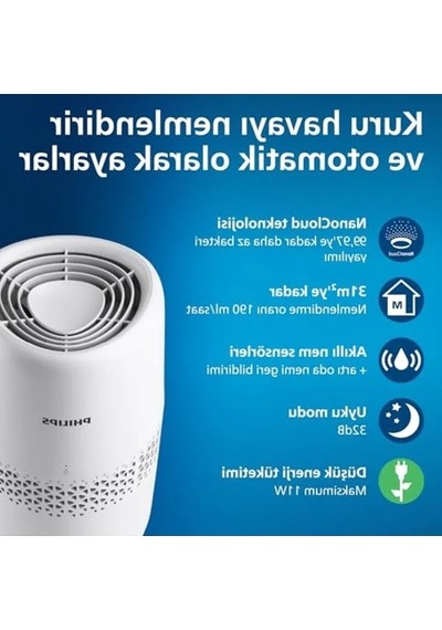 Nemlendirici Cihaz, 2l Su Haznesi Ve %99,97 Bakteri Giderimi İle Ultra Sessiz Çalışma 150 Mm