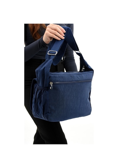 Çapraz Askılı Ultra Hafif Çok Cepli Bayan Omuz Çantası Laci Model: 571-6b - Lacivert
