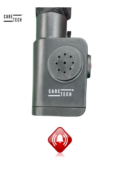 Caretech CT‑774 Zincir Kilidi 10mm Motosiklet/Bisiklet Çelik Alarmlı Kılıflı  1.8mt  ART 4 Yıldız Sertifikası
