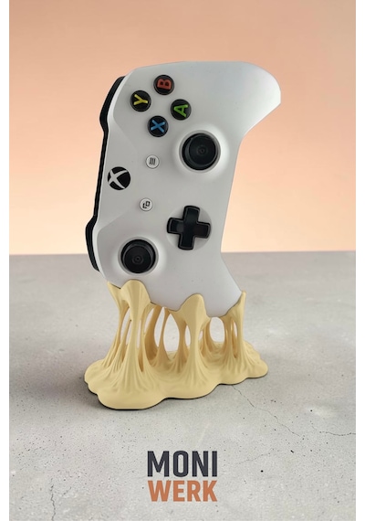Xbox Uyumlu Bubble Gum Tasarımlı Sarı Oyun Kolu Standı