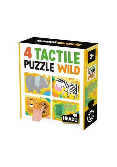 Headu 4 Tactıle Puzzlee Wıld +2 Yaş