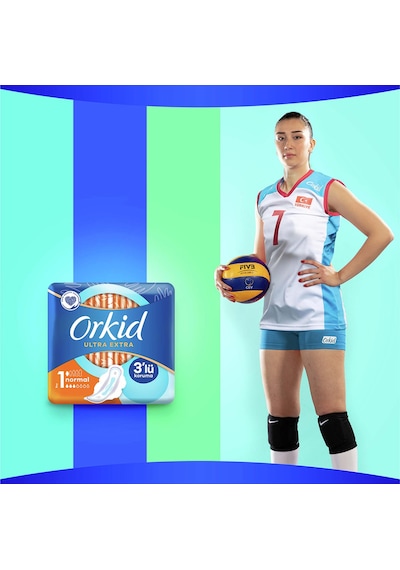 Orkid Ultra Extra Hijyenik Ped Normal 8'li 1 Beden