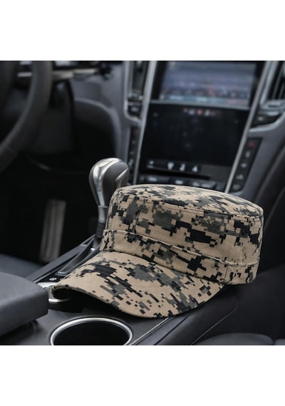 Valkyrie Dijital Kamuflaj Şapka Ayarlanabilir Unisex Askeri Kep Outdoor Kamp Balıkçı Şapkası A Kamuflaj