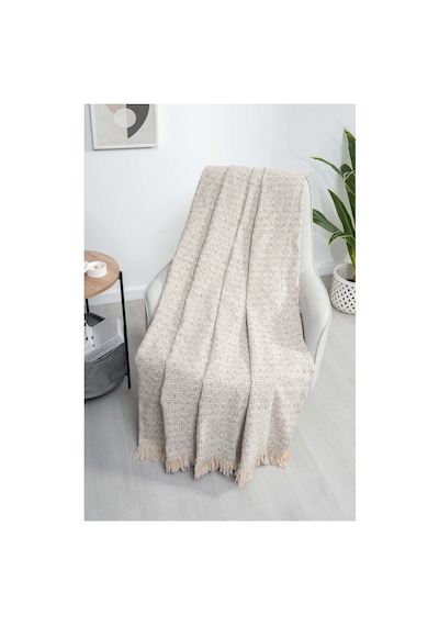Çok Amaçlı Pamuklu Örtü- Kanepe-koltuk Şalı-koltuk Örtüsü 170x220-773 Açı Kahve 4