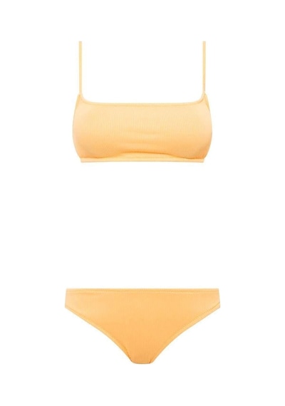 U.S. Polo Assn. Kadın Sarı Bikini Takım