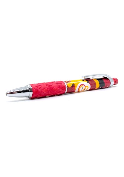 Galatasaray Orijinal Lisanslı Sarı Kırmızı Uçlu Kalem Ahşap Kutulu 008 Kırmızı - Sarı