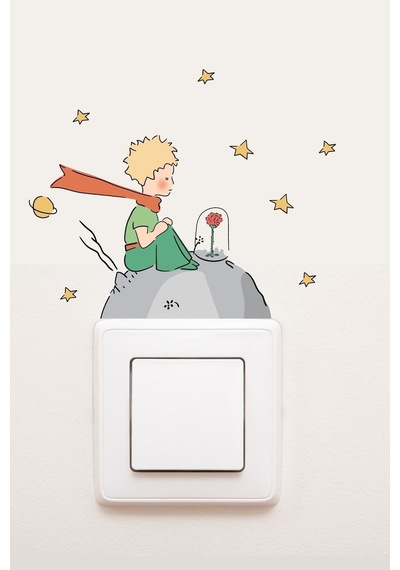 Priz Küçük Prens Dekoratif Priz Sticker