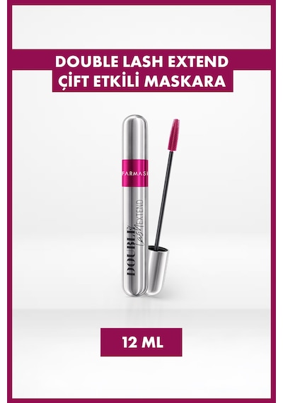 Double Lash Extend Çift Etkili Hacim & Lifting Etkili Maskara Siyah 12 Ml Diğer