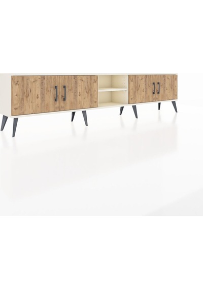 Arges Tv Ünitesi 3 Raflı 4 Kapaklı 220x30x51 Aytaşı-çam/aytaşı Atlas Çam/aytası - Aytası Arges Tv Ünitesi 3 Raflı 4 Kapaklı 220x30x51 Aytaşı-çam/aytaşı Atlas Çam/aytası - Aytası