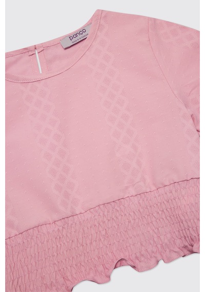 Panço Kız Çocuk Pembe Bluz 2611gk57012