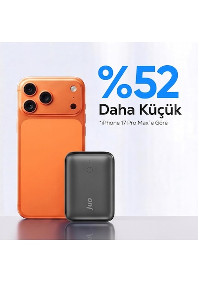 Tr 10000mah 22.5w Usb-a + Usb-c Powerbank Taşınabilir Hızlı Şarj Cihazı Siyah