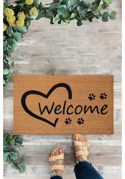 Welcome, İç Ve Dış Kapı Önü Paspası, Dijital Baskı Paspas