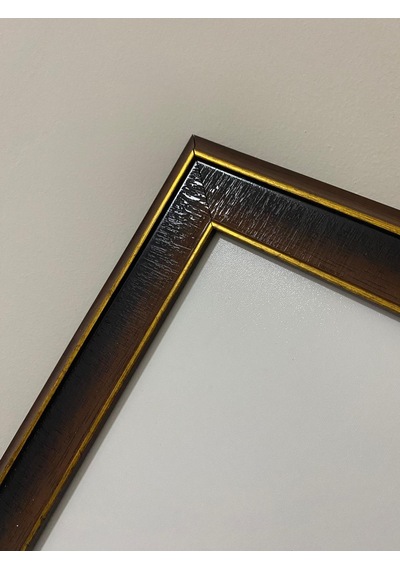35x50 Ceviz Gold Çerçeve Ev Dekorasyonları Ve Özel Çizimler İçin