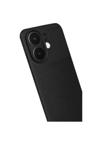 Uryport Vivo V60 5g Auto Focus Karbon Kapak - Siyah
