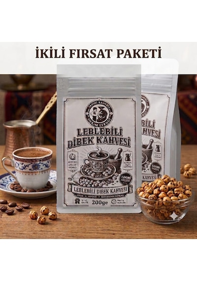 Hekim Efendi Leblebili Dibek Kahvesi 200 Gr 2 Adet Çözünebilir