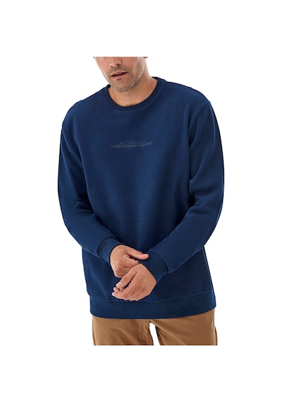 Columbia Csc Basic Bar Split Crew Erkek Sweatshirt-7391 Koyu Lacivert