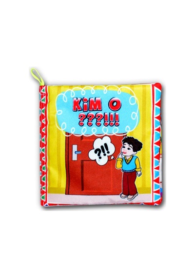 Tox Kim O Kumaş Sessiz Kitap T096 - Bez Kitap , Eğitici Oyuncak , Yumuşak Ve Hışırtılı