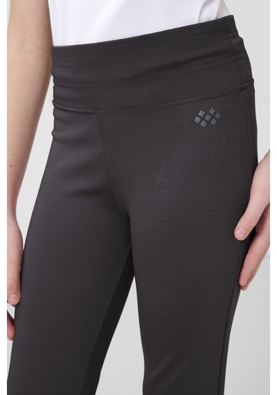 Tommylife Antrasit Esnek Standart Fit Basic Performans İspanyol Paça Kız Çocuk Tayt - 75193 Antrasit