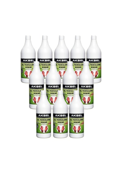 Akbel El Temizleme Kremi Pratik Şişe 1 Kg 12'li Set