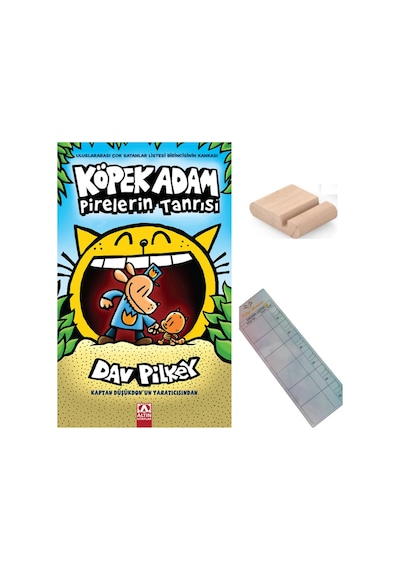 Köpek Adam 5 - Pirelerin Tanrısı - 8-12 Yaş Hikaye / Çizgi Roman + Tablet Tutucu+ Takip Ayracı