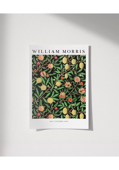 Çerçevesiz Poster William Morris Meyve Deseni No 1