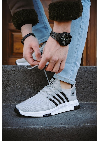 Cbm 4025 Şeritli Hafif Günlük Yürüyüş Koşu Fileli Erkek Sneaker 001