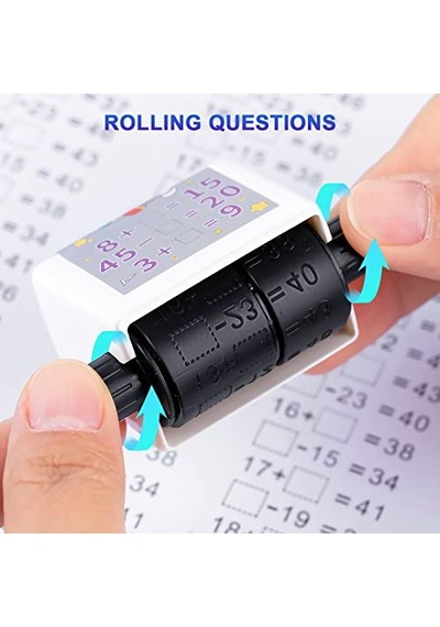 Öğretim Mührü 2'si 1 Arada Ek Ve Çıkarma Silindir Damgası Yeniden Kullanılabilir Hesaplamalı Matematik Eğitim