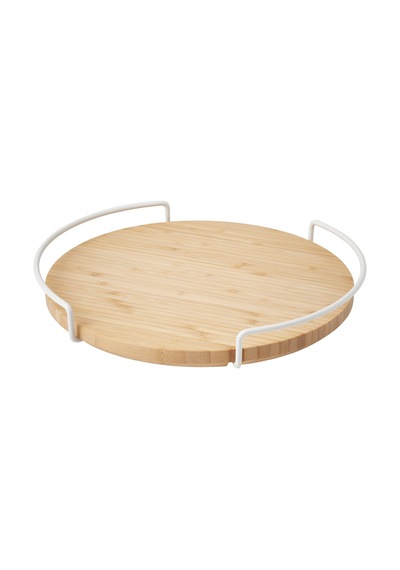 Ikea Aptitlig Dönen Tabla 28 Cm Naturel