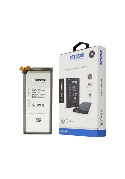 Simex Galaxy Note8 İle Uyumlu Sbt-01 Batarya