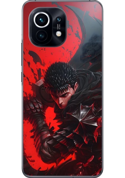 Xiaomi Mi 11 Uyumlu Şeffaf Kılıf Berserk 3 Tasarımlı