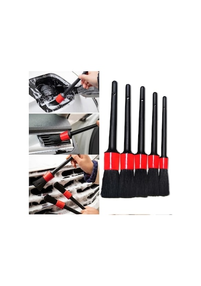 Drs Tuning Detail Dash Brush Detay Fırçası Seti 5 'li Kaliteli Detaylı Farklı Boyutlarda Fırça Seti