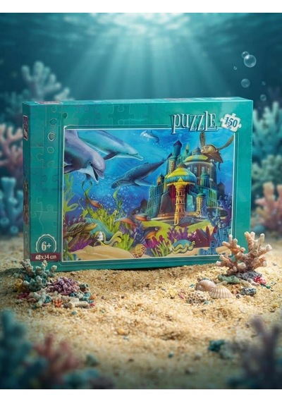 "kayıp Şehir" Puzzle 150 Parça Eğlenceli Su Altı Dünyası